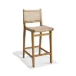 Excelsior Sheesham Wood Bar Chair | Bar Stool | Cafe Designer Chair – Elevate Your Home Décor - Image 6