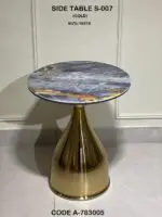 Xansa Stainless Steel Gold Legs Table