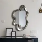 Asymmetrical Luxurious Elegant Gold Wall Mirror - Image 6