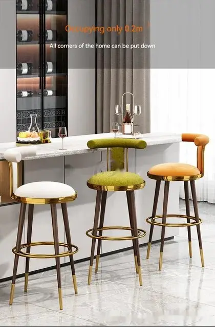 Admire Stainless Steel Bar Chair | Bar Stool | Cafe Designer Chair - Image 6