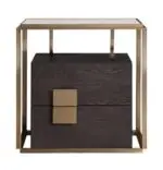ChicGlass Bed Side Table Pair - Image 2
