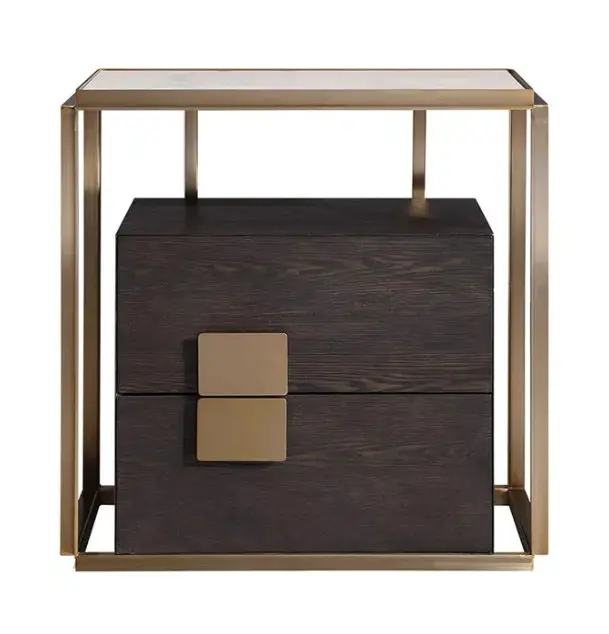 ChicGlass Bed Side Table Pair - Image 2