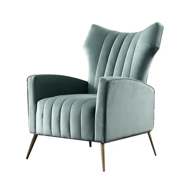 Warren Opulent Velvet Upholstered Accent Chair - Luxurious Comfort for Modern Living Spaces - Image 2