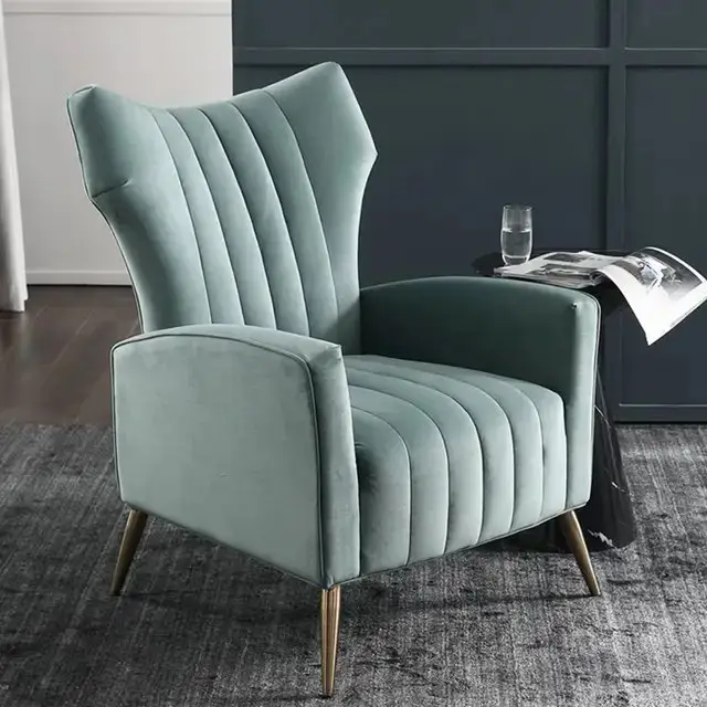 Warren Opulent Velvet Upholstered Accent Chair - Luxurious Comfort for Modern Living Spaces - Image 4
