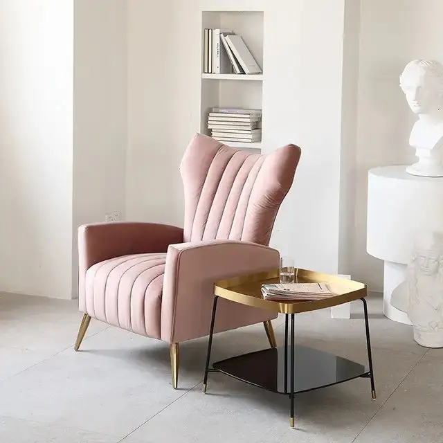 1000057436.jpg Warren Opulent Velvet Upholstered Accent Chair - Luxurious Comfort for Modern Living Spaces - Image 1