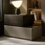 Moonlight Multicolor Contemporary Bedside Table - Stylish & Functional - Image 2