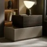 Moonlight Multicolor Contemporary Bedside Table - Stylish & Functional - Image 5