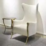 PlushVelvet Contemporary Accent Chair - Stylish & Comfortable - Image 7