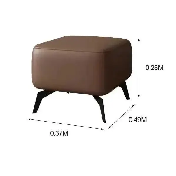 LuxeComfort Contemporary Leatherette Leisure Chair with Ottoman - Ultimate Relaxation - Image 5
