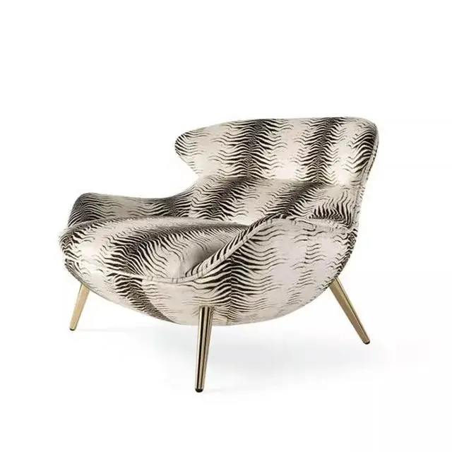 Tiange ChicVelvet Contemporary Accent Chair - Luxurious Comfort for Your Living Room - Image 2