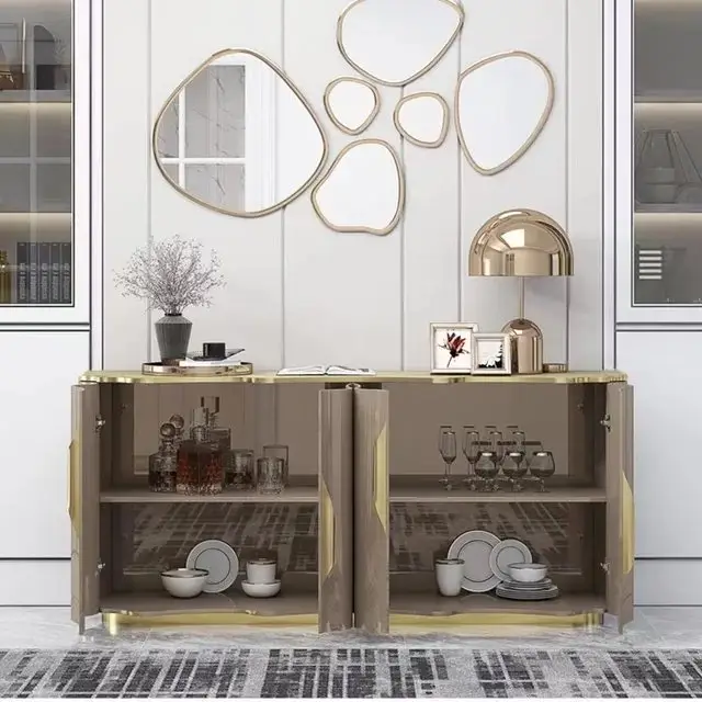 BTS Multicolor Bar Cabinet & Shelf Set - Stylish & Functional - Image 3
