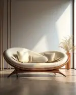 Kimi Japanese-Inspired Sheesham Wood Velvet Sofa - Elevate Your Living Space with Style and Comfort