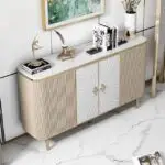 Vibrant Fusion Multicolor Bar Cabinet & Shelf Set - Stylish & Functional - Image 3