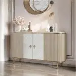 Vibrant Fusion Multicolor Bar Cabinet & Shelf Set - Stylish & Functional - Image 2