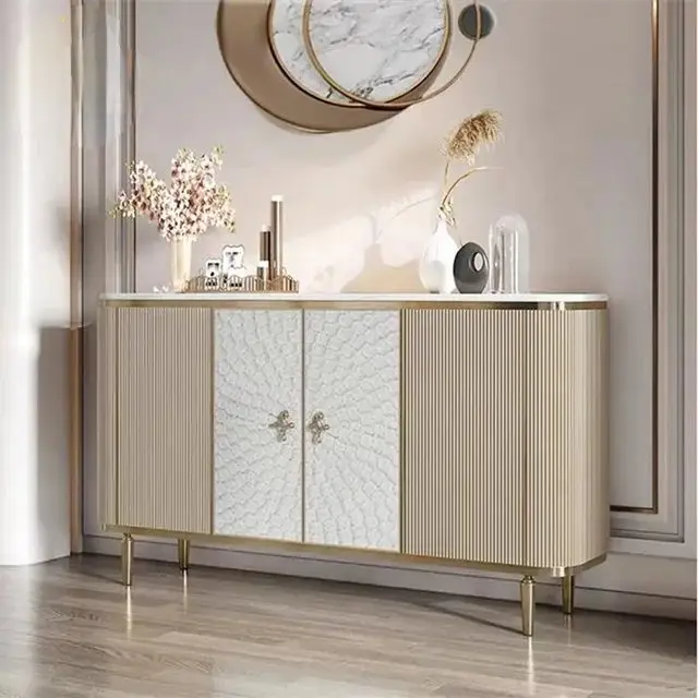 Vibrant Fusion Multicolor Bar Cabinet & Shelf Set - Stylish & Functional - Image 2