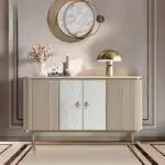 Vibrant Fusion Multicolor Bar Cabinet & Shelf Set - Stylish & Functional