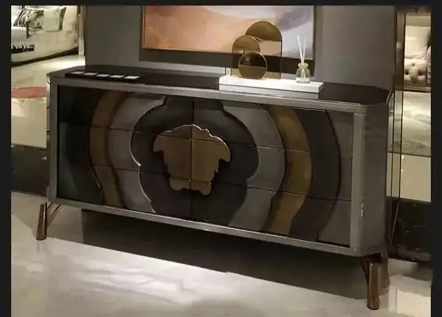 Alexander Stainless steel legs Bar Cabinet - Image 3
