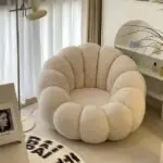 Pumpkin Chair | White leisure chair - Image 5