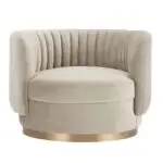 Edison velvet leisure chair - Image 2