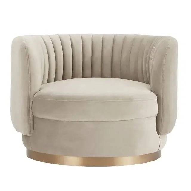 Edison velvet leisure chair - Image 2