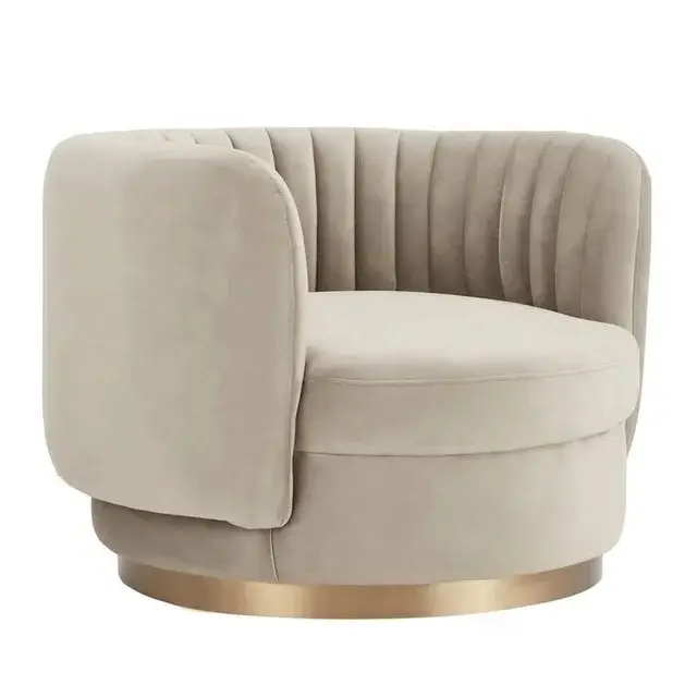 Edison velvet leisure chair - Image 1