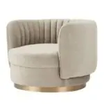 Edison velvet leisure chair - Image 5