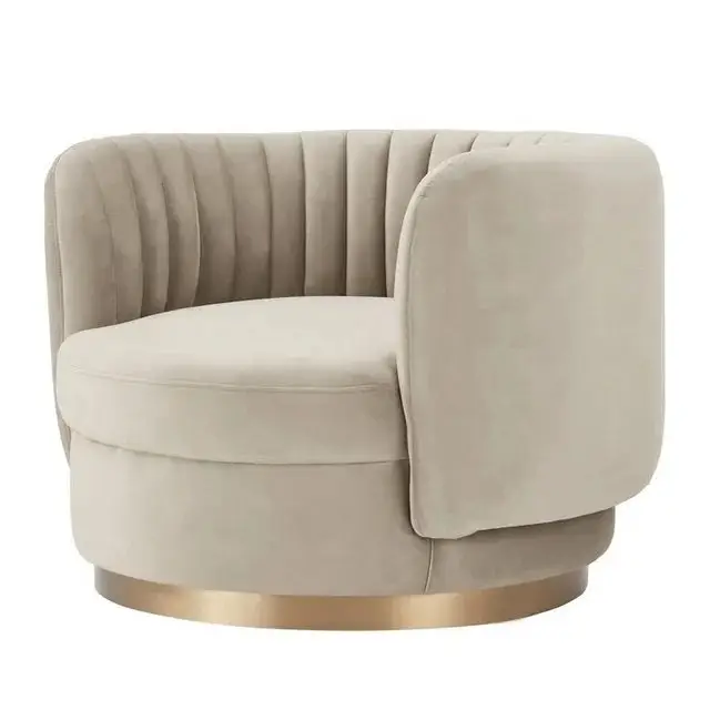 Edison velvet leisure chair - Image 5