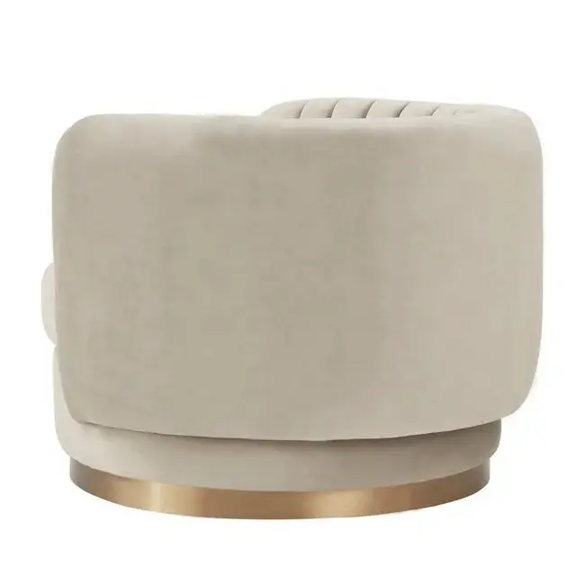 Edison velvet leisure chair - Image 3