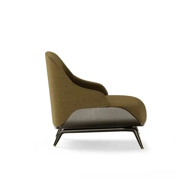 Upholstered Sofa Chair with Tufted Backrest, Padded Comfy Couch for Living Room - Image 3