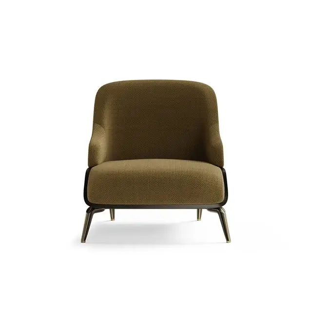 Upholstered Sofa Chair with Tufted Backrest, Padded Comfy Couch for Living Room - Image 4