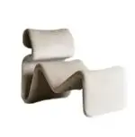 LuxeScandi Contemporary Accent Chair - Scandinavian Recliner Tongue Chair | Stylish & Durable - Image 2
