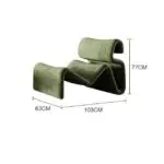 LuxeScandi Contemporary Accent Chair - Scandinavian Recliner Tongue Chair | Stylish & Durable - Image 5