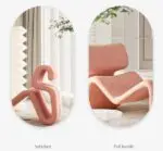 LuxeScandi Contemporary Accent Chair - Scandinavian Recliner Tongue Chair | Stylish & Durable - Image 4