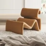 LuxeScandi Contemporary Accent Chair - Scandinavian Recliner Tongue Chair | Stylish & Durable - Image 3