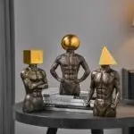 Clancy Figurine Contemporary Resin Art Decor - Image 4