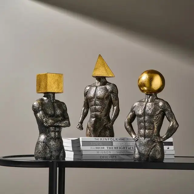 Clancy Figurine Contemporary Resin Art Decor - Image 5