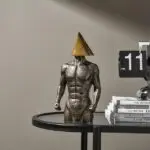 Clancy Figurine Contemporary Resin Art Decor - Image 2