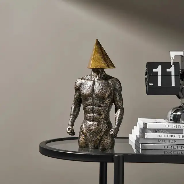 Clancy Figurine Contemporary Resin Art Decor - Image 2