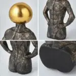 Clancy Figurine Contemporary Resin Art Decor - Image 6