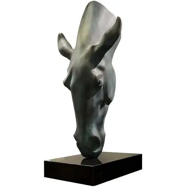 Sawannah Horse Figurine Contemporary Resin Art Decor - Image 2