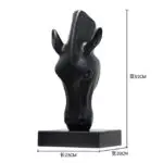 Sawannah Horse Figurine Contemporary Resin Art Decor - Image 6