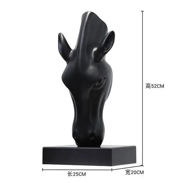 Sawannah Horse Figurine Contemporary Resin Art Decor - Image 6