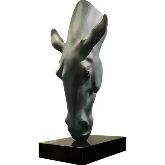 Sawannah Horse Figurine Contemporary Resin Art Decor - Image 3