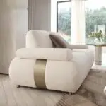 Ralph White Luxurious Velvet leather Sofa: Elegant 5-Seater Living Room Set - Image 3