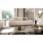 Ralph White Luxurious Velvet leather Sofa: Elegant 5-Seater Living Room Set - Image 5