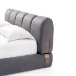 Eternia Contemporary Leatherette Upholstered Bed - Image 2