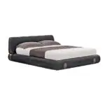 Eternia Contemporary Leatherette Upholstered Bed - Image 6
