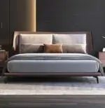 Labo Contemporary Leatherette Upholstered Bed