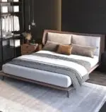 Labo Contemporary Leatherette Upholstered Bed - Image 3