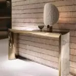 Italy latest luxury exclusive living room customize furniture stainless steel console table